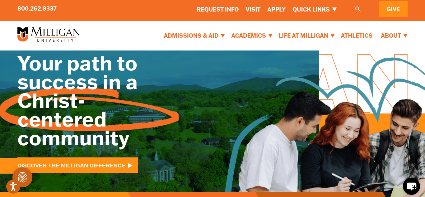 A Fresh Click: Milligan Unveils a New Redesigned Campus Website ...